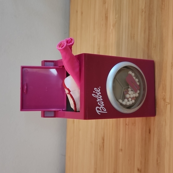 Barbie Wind-Up Washing Machine Vintage 2000's Dollhouse Toy - Picture 3 of 7